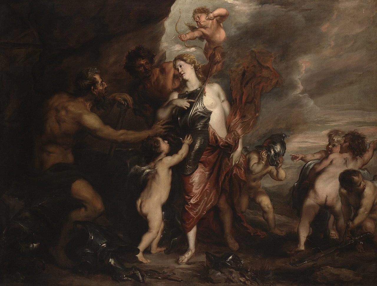 Venere nella fucina di Vulcano, nota anche come Teti riceve le armi di Achille - Yale University Art Gallery